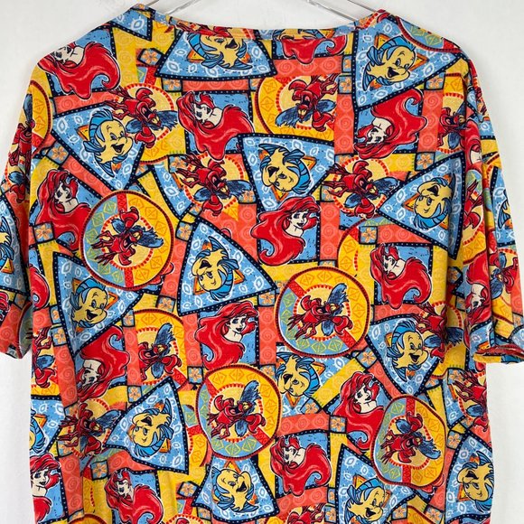 LuLaRoe Disney The Little Mermaid Irma T-Shirt UNICORN RARE Size XS EUC L1020 - Picture 9 of 11